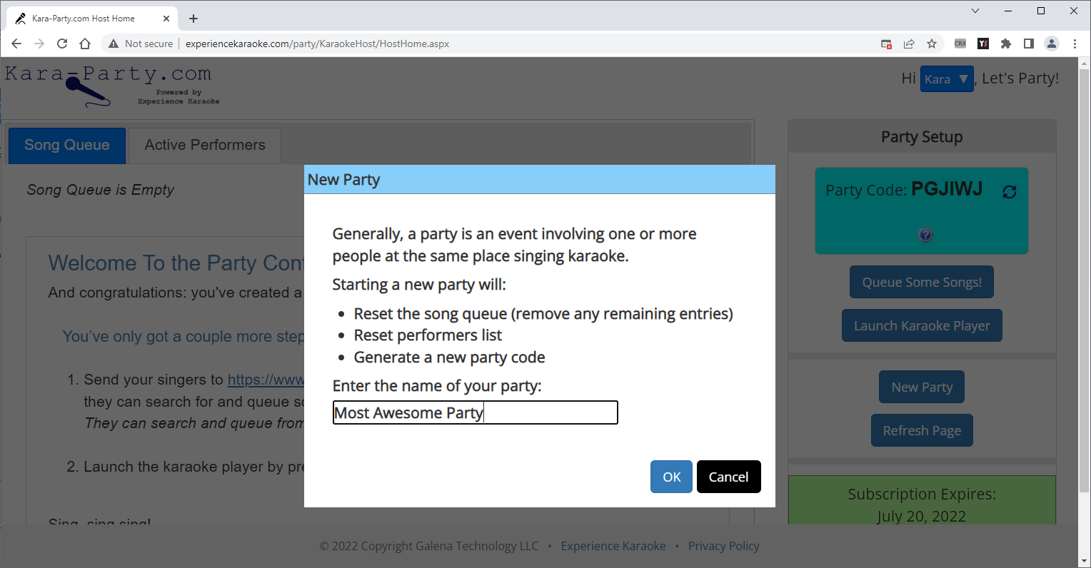 New Party